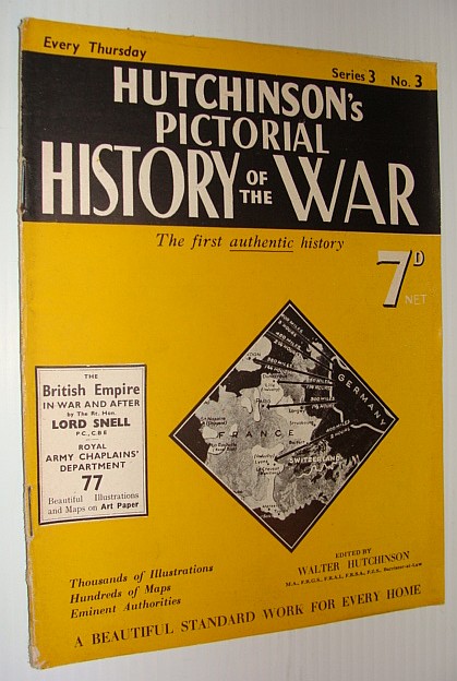 Image for Hutchinson's Pictorial History of the War, Series 3, No. 3, January 3, 1939 - , January 9, 1940