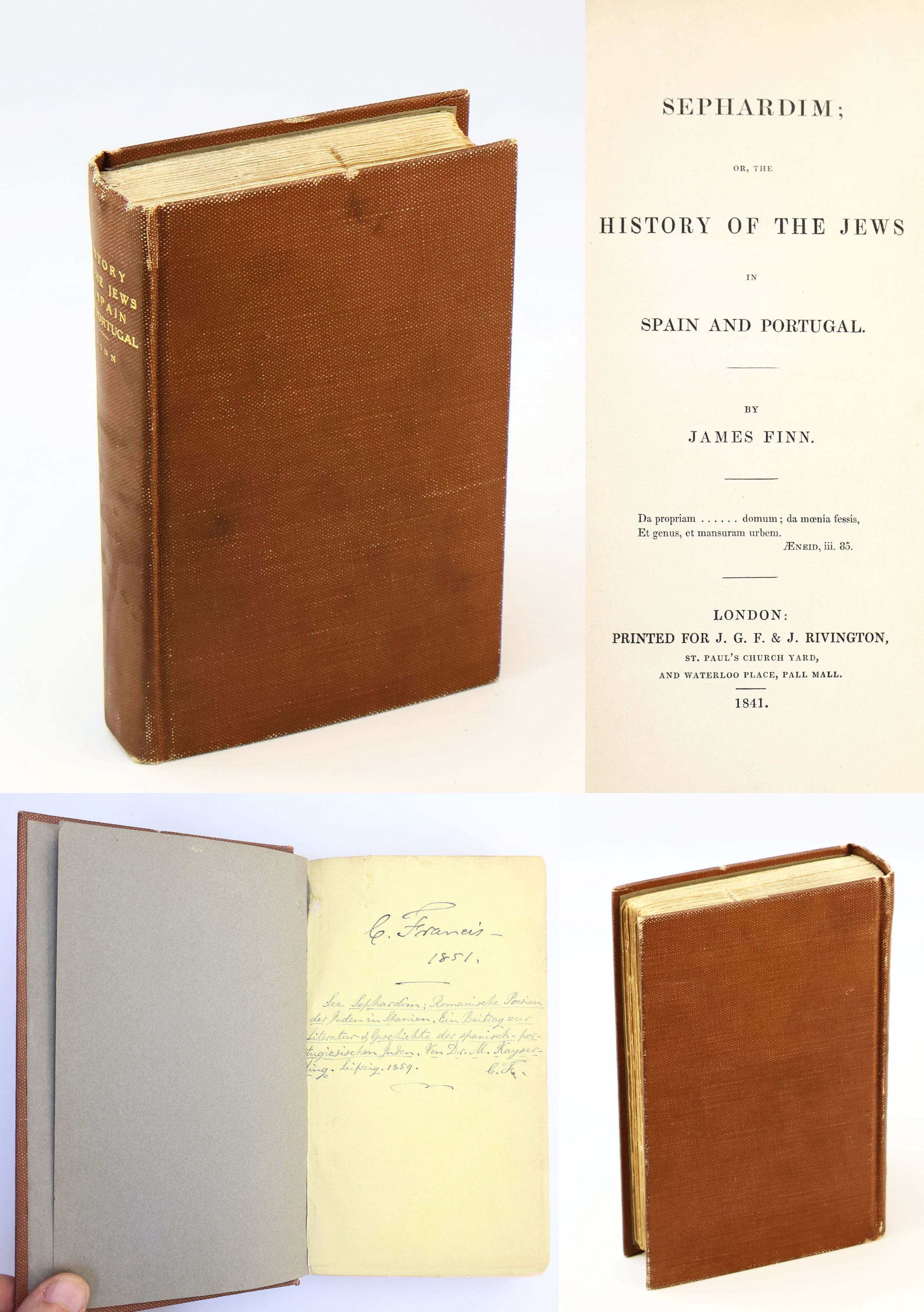 Sephardim; Or, The History of the Jews in Spain and Portugal