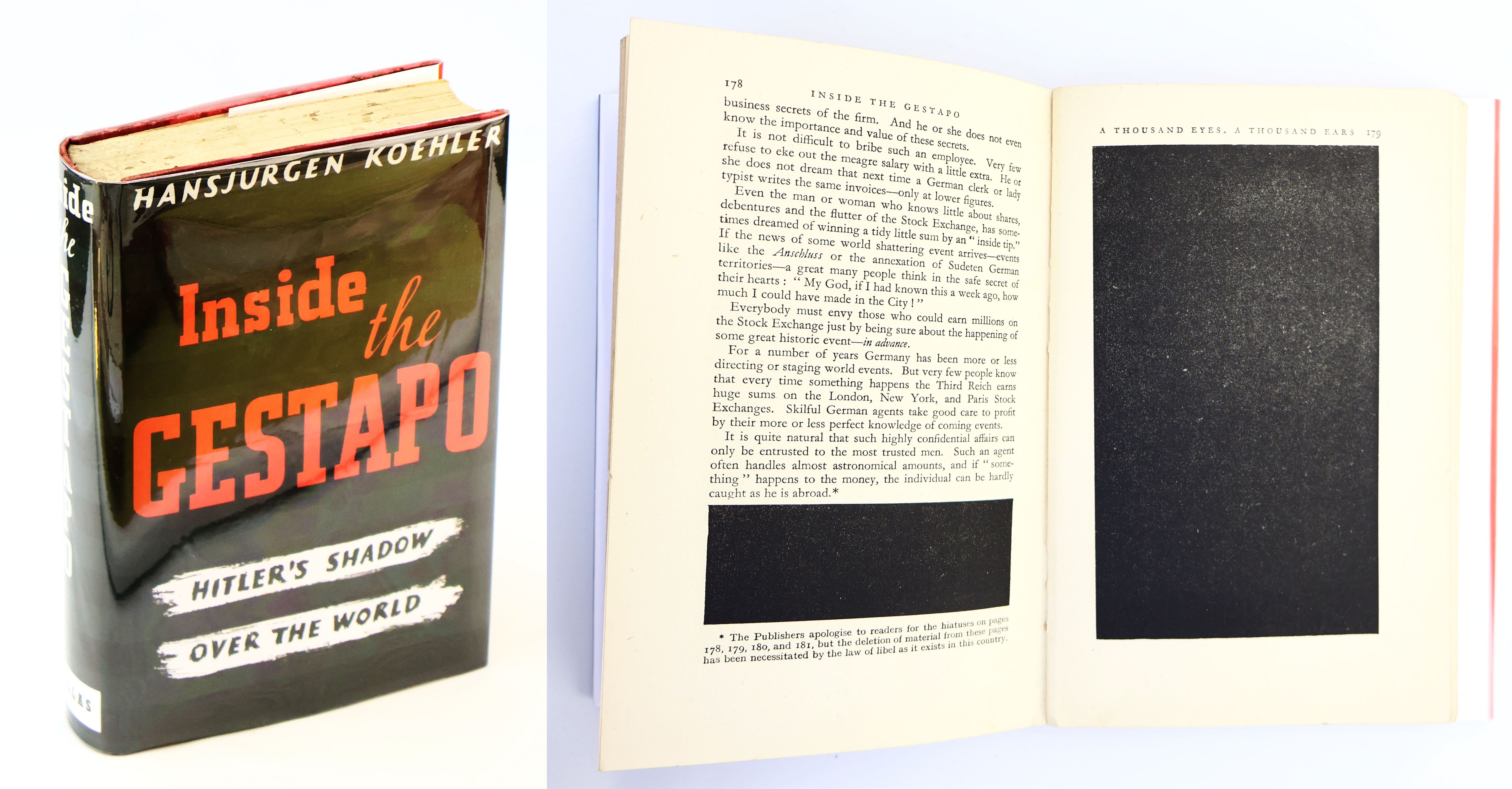 Image for Inside the Gestapo: Hitler's Shadow Over the World Inside the Gestapo: Hitler's Shadow Over the World