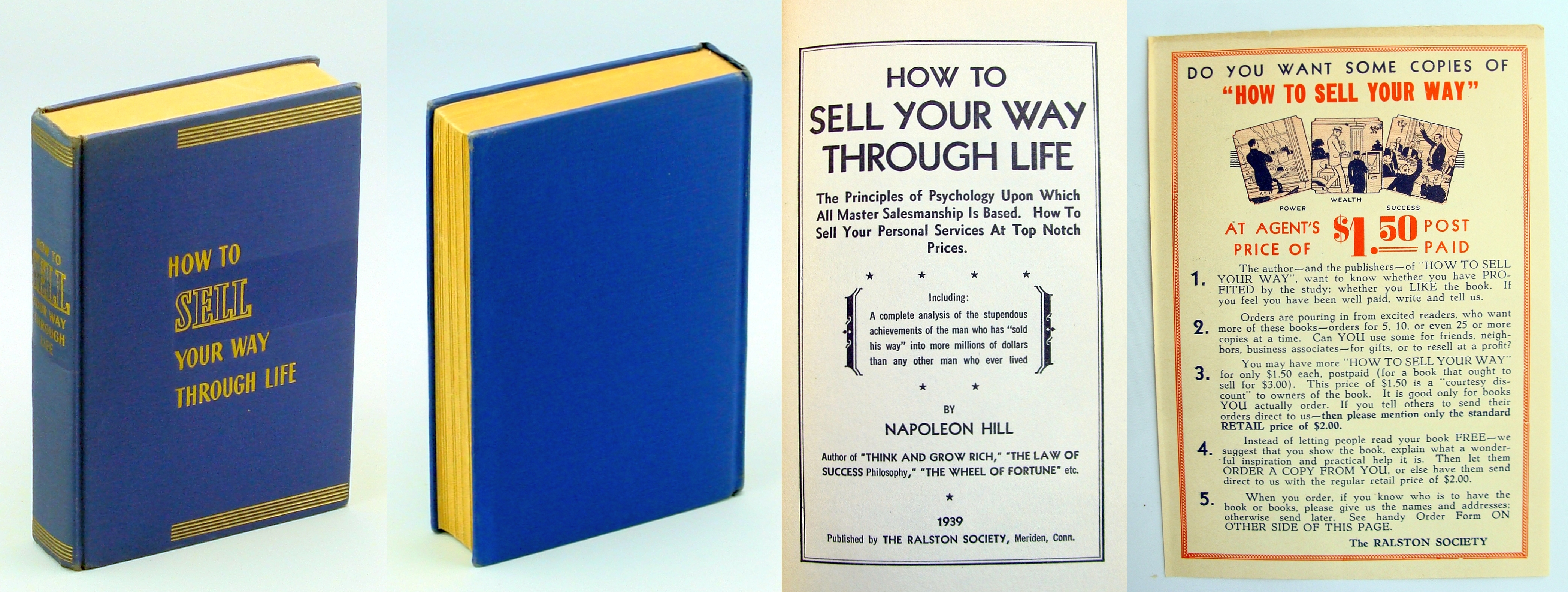Image for How to Sell Your Way Through Life - The Principles of Psychology Upon Which All Master Salesmanship is Based. How To Sell Your Personal Services At Top Notch Prices