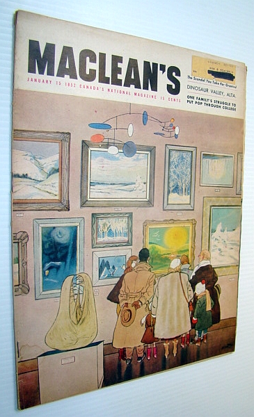 Image for Maclean's - Canada's National Magazine, 15 January 1952 - Movie Censorship