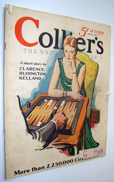Image for Collier's Magazine - The National Weekly: April 11, 1931 - Classy Backgammon Cover