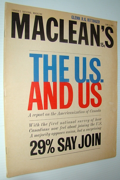 Image for Maclean's - Canada's National Magazine, June 6, 1964 - CUSO