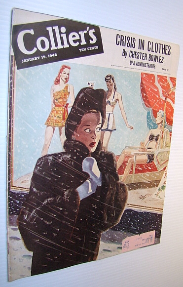 Image for Collier's Magazine, January 19, 1946 - Crisis in Clothes