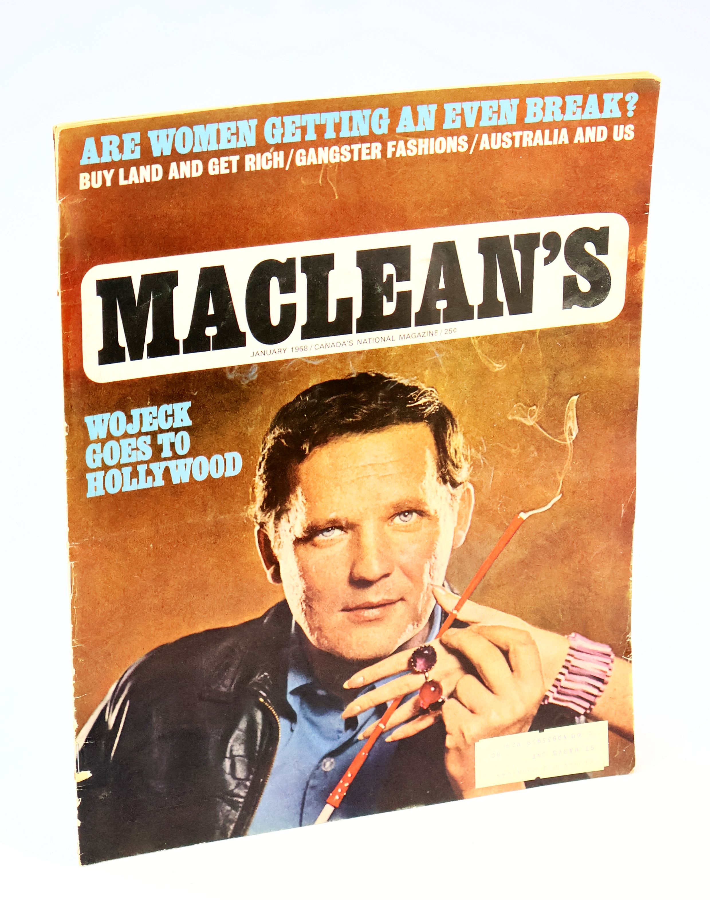 Image for Maclean's - Canada's National Magazine - January 1968, Volume 81, Number 1: John Vernon Cover Photo / Women's Rights in Canada Maclean's - Canada's National Magazine - January 1968, Volume 81, Number 1: John Vernon Cover Photo / Women's Rights in Canada