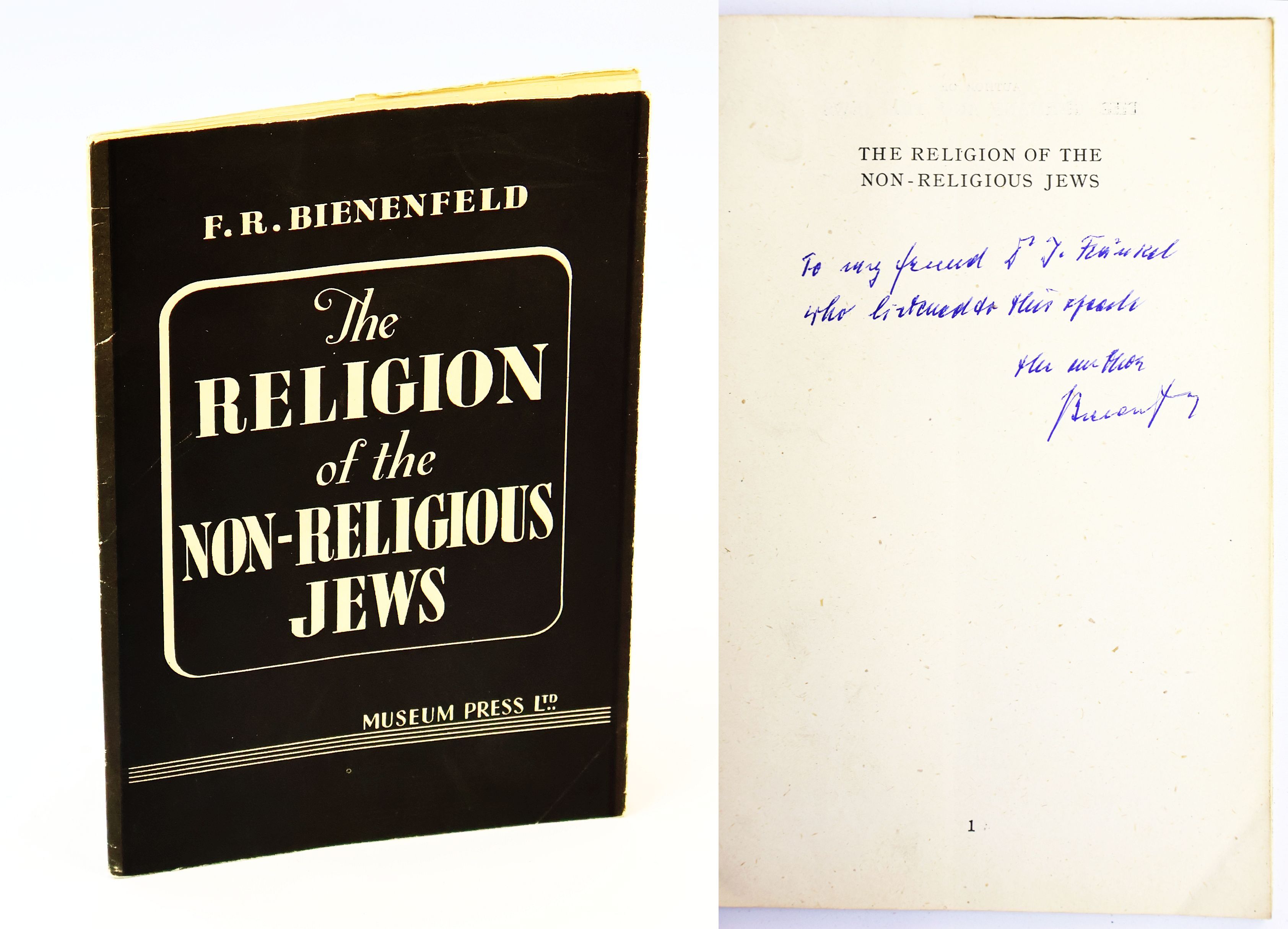The Religion of the Non-Religious Jews - A Lecture Delivered to the Sociological Society of Vienna on November 10th, 1937