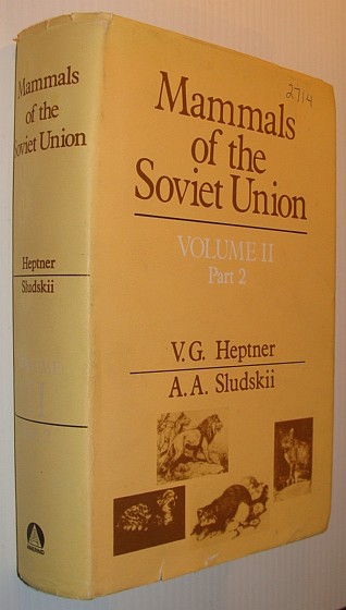 Image for Mammals of the Soviet Union, Volume II (2), Part Two (2)