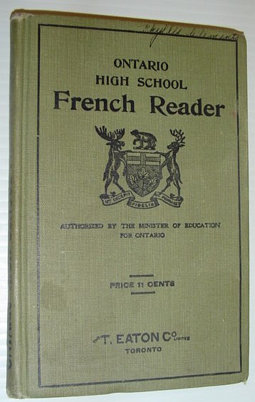 Image for The Ontario High School French Reader