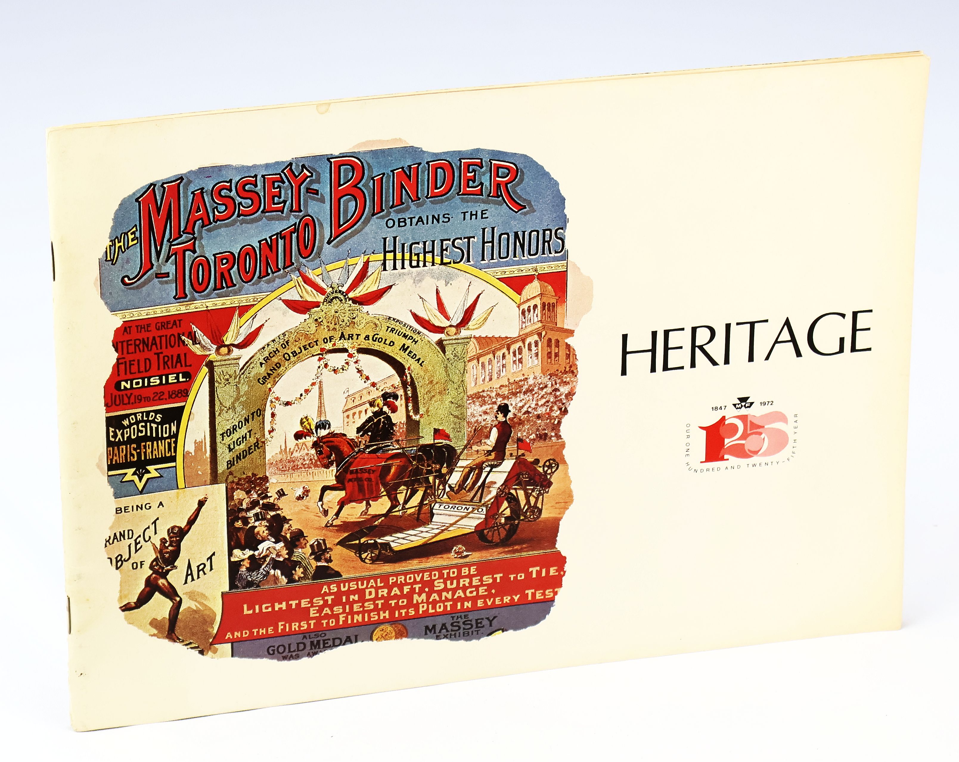 Heritage - Massey Ferguson 1847-1972, Our One Hundred and Twenty-Fifth Year [Company History]