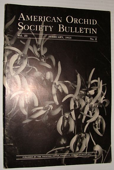 American Orchid Society Bulletin Vol. 25 January, 1956 No. 1