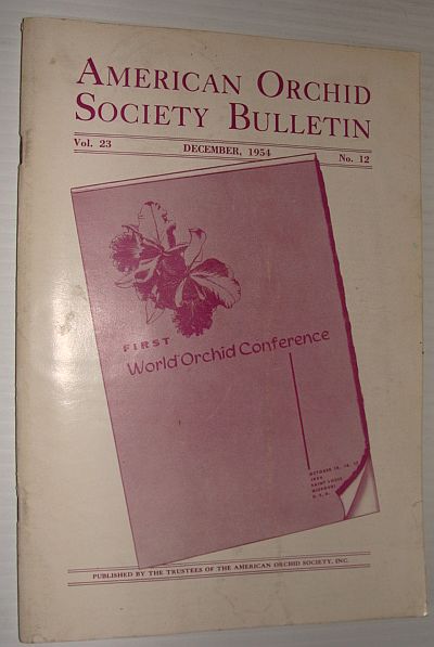 Image for American Orchid Society Bulletin Vol. 23 December, 1954 No. 12