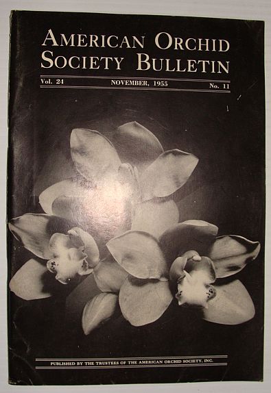 Image for American Orchid Society Bulletin Vol. 24 November, 1955 No. 11