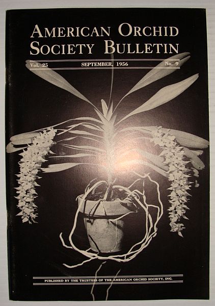 Image for American Orchid Society Bulletin Vol. 25 September, 1956 No. 9