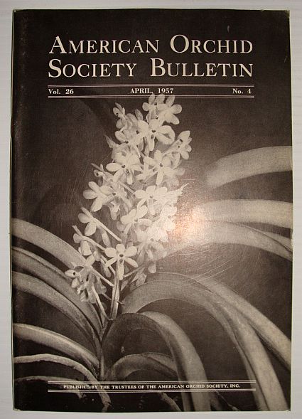 Image for American Orchid Society Bulletin Vol. 26 April, 1957 No. 4