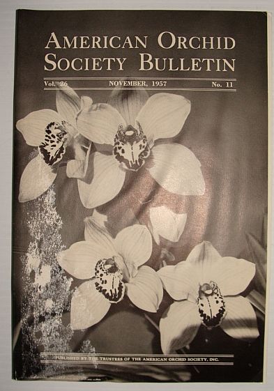 Image for American Orchid Society Bulletin Vol. 26 November, 1957 No. 11