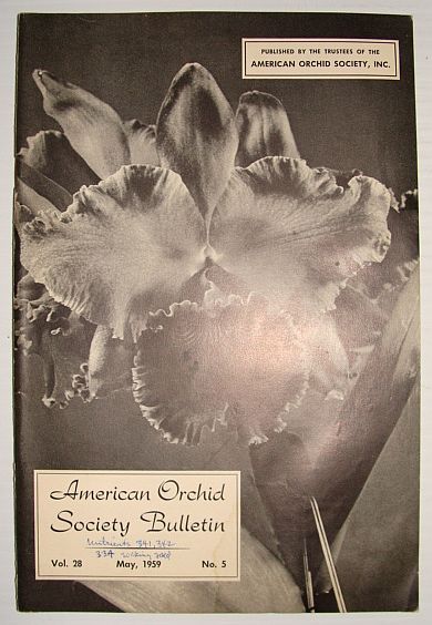 Image for American Orchid Society Bulletin Vol. 28 May, 1959 No. 5