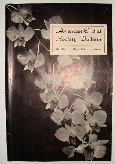 Image for American Orchid Society Bulletin Vol. 29 May, 1960 No. 5
