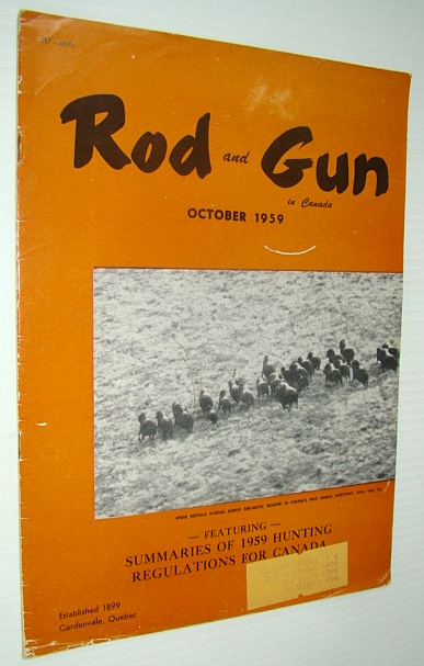 Image for Rod & Gun in Canada Magazine, October 1959 - Summaries of 1959 Hunting Regulations for Canada