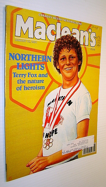Image for Maclean's, Canada's Weekly Newsmagazine, January 12, 1981 - Terry Fox Cover Illustration