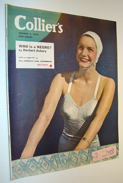 Image for Collier's Magazine, August 3, 1946 - Who is a Negro? / Henry Kaiser / Ann Curtis Cover Photo