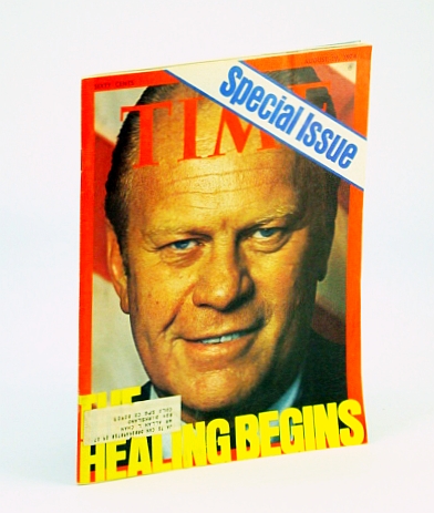 Image for Time August 19 1974 President Gerald Ford on Cover, Exit Richard Nixon, Watergate Wrapup, The Unmaking of The President, Lots of Nixon Stories, International Reaction