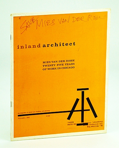 Image for Inland Architect, Chicago Chapter, American Institute of Architects (AIA), November (Nov.) 1963 - Mies Vand Der Rohe, Twenty Five (25) Years of Work in Chicago