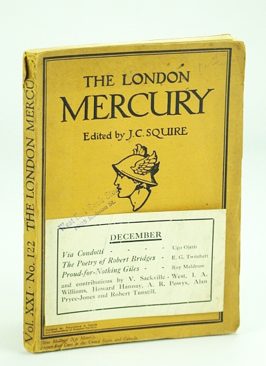 Image for The London Mercury, Vol. XXI, No. 122, December 1929