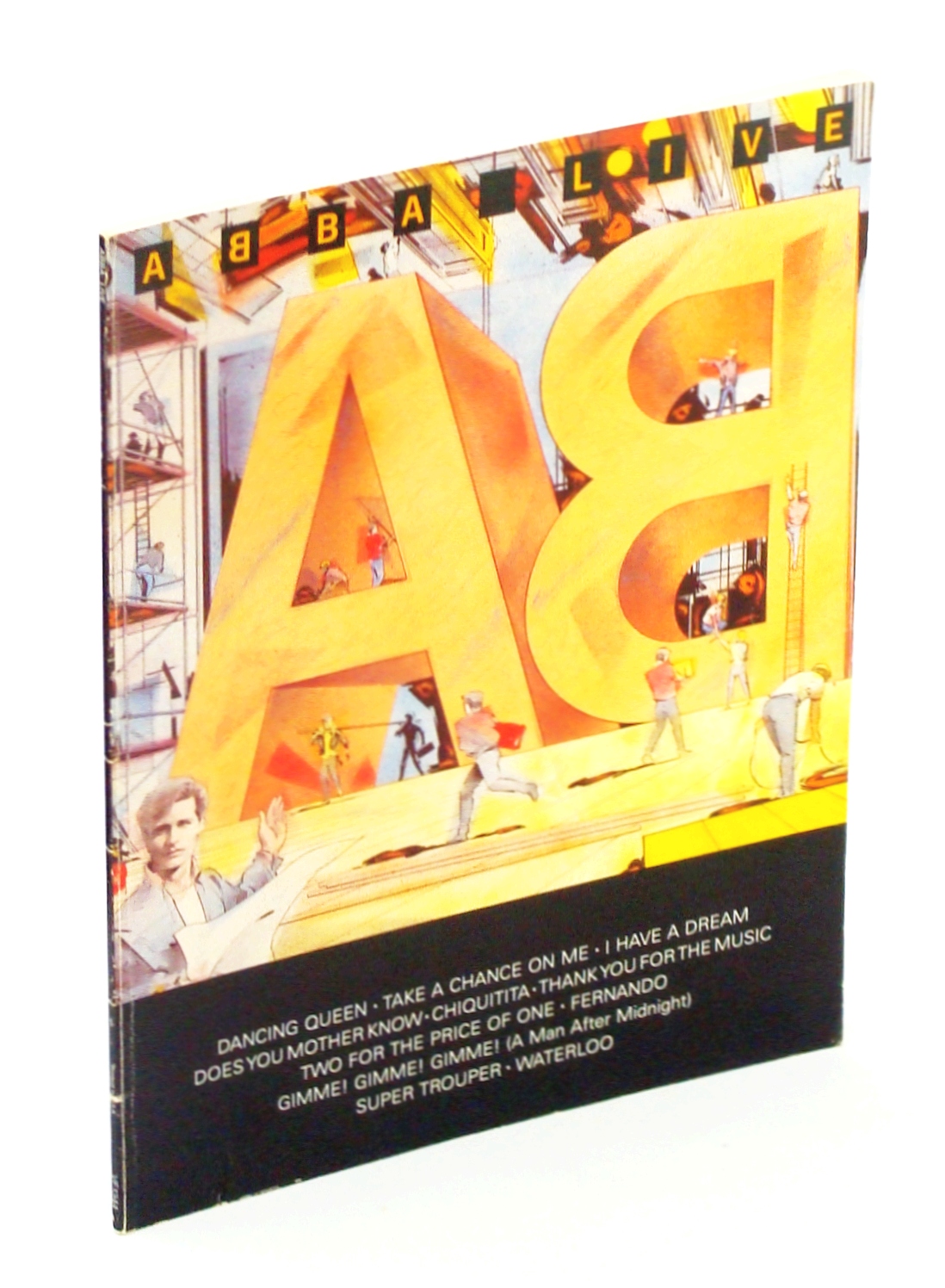 Image for ABBA Live: Songbook [Song Book] With Piano Sheet Music, Lyrics and Guitar Chords