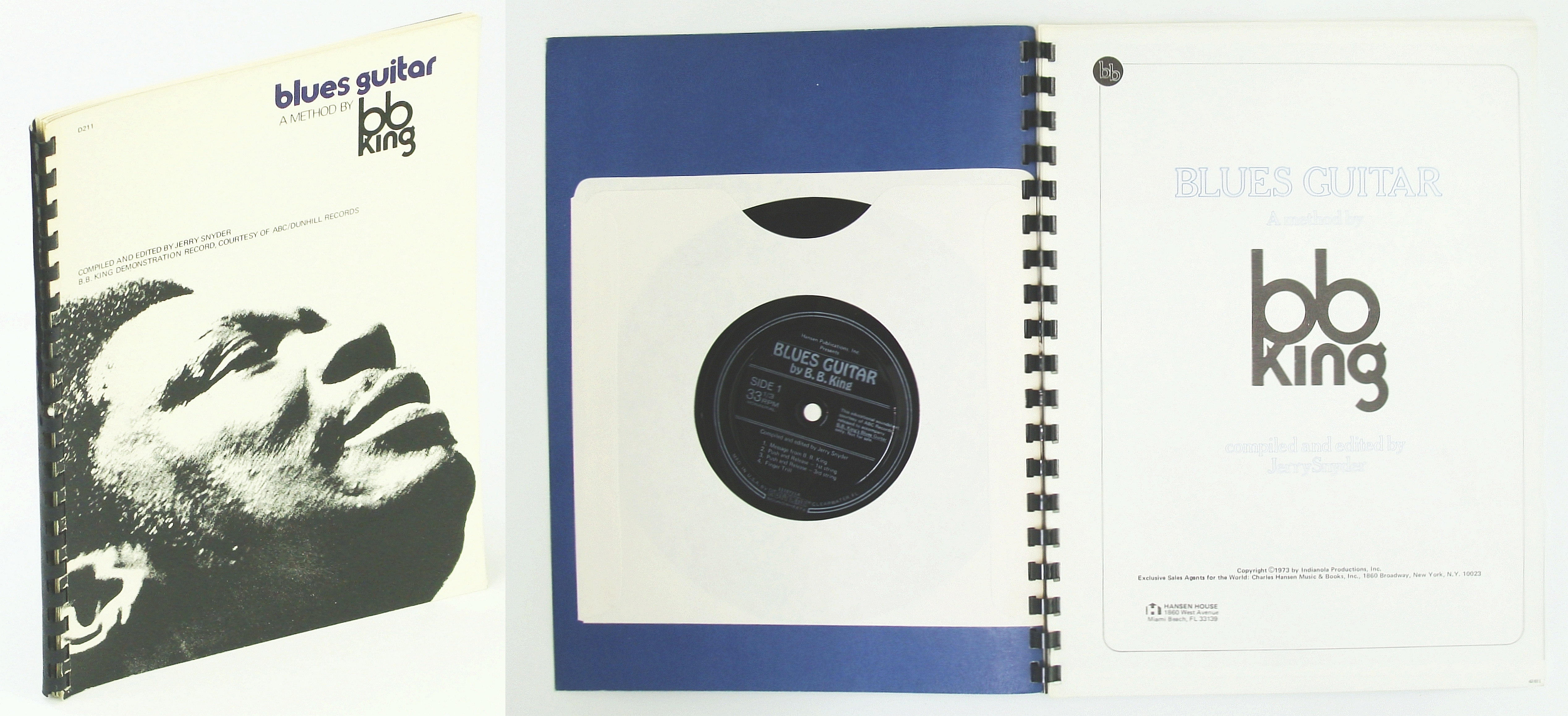 Image for Blues Guitar - a Method by B.B. King (includes record in sleeve inside front cover)