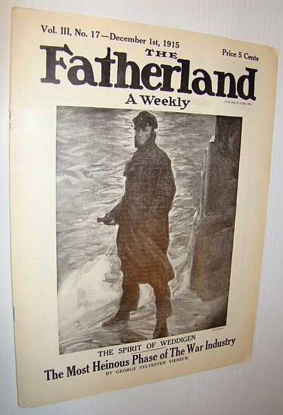 Image for The Fatherland - Fair Play for Germany and Austria-Hungary, December 1st, 1915 -