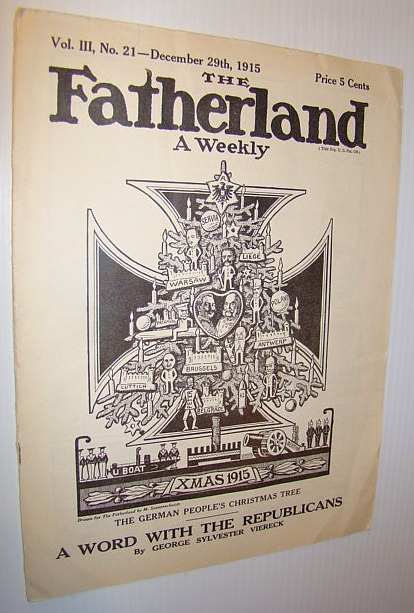 Image for The Fatherland - Fair Play for Germany and Austria-Hungary, December 29th, 1915 - Behind the Front, By Aleister Crowley
