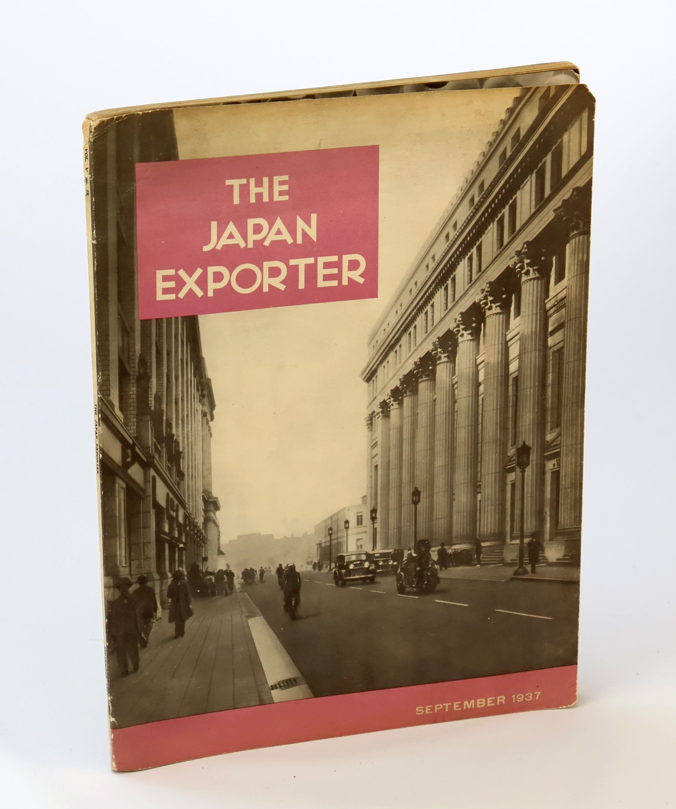 The Japan Exporter, September 1937, Vol. V, No. IX - Devoted to Developing the Export Trade of Japan