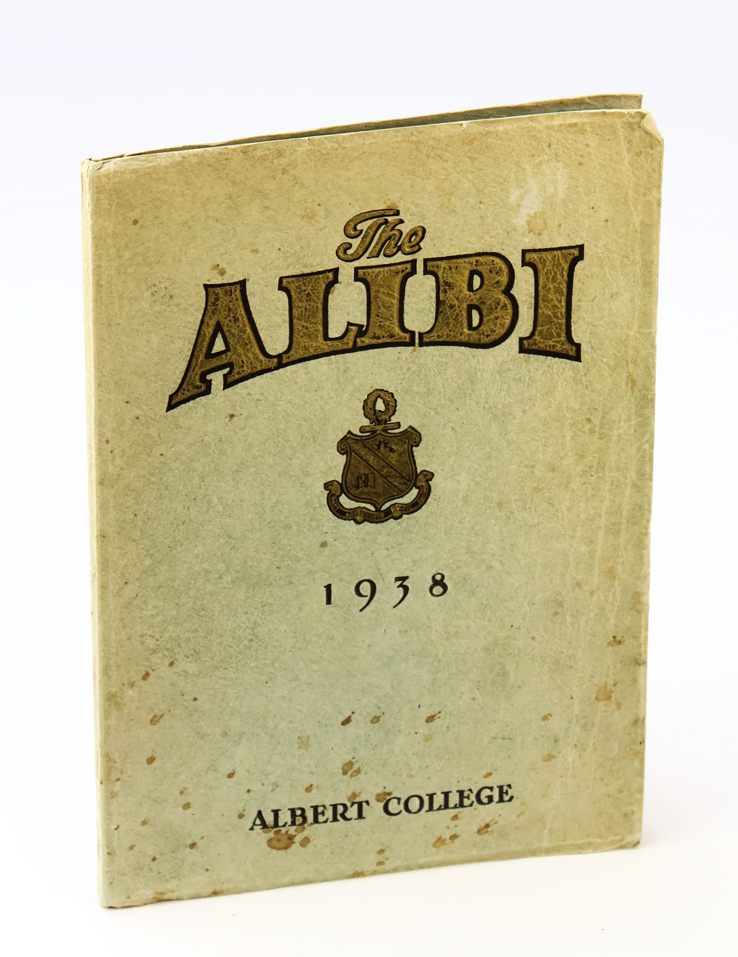 The Alibi 1938 [Yearbook of Albert College, Belleville, Ontario]