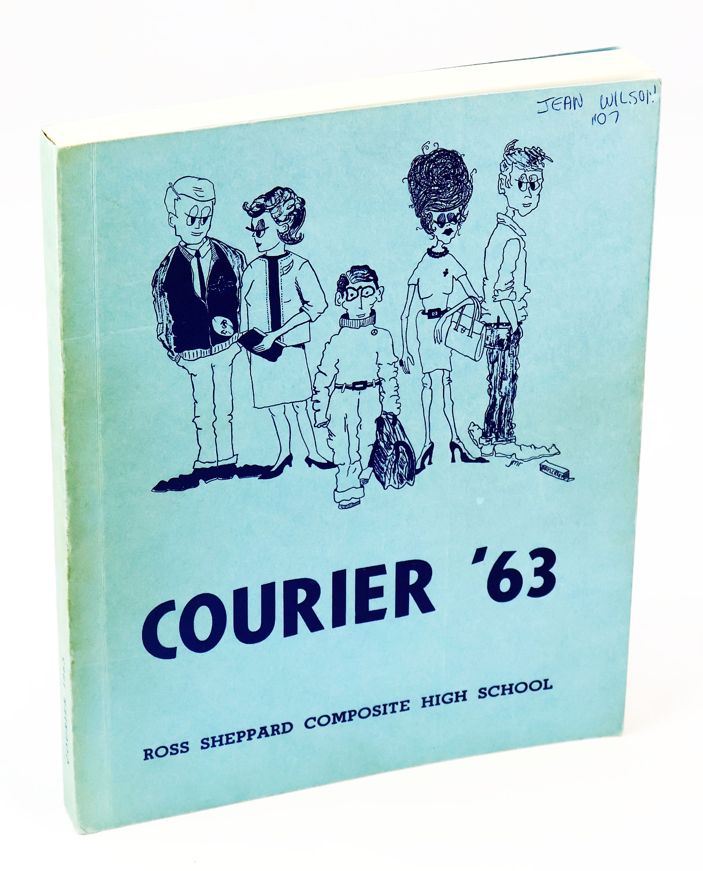 Courier '63 [1963] - Yearbook of Ross Sheppard Composite High School, Edmonton Alberta