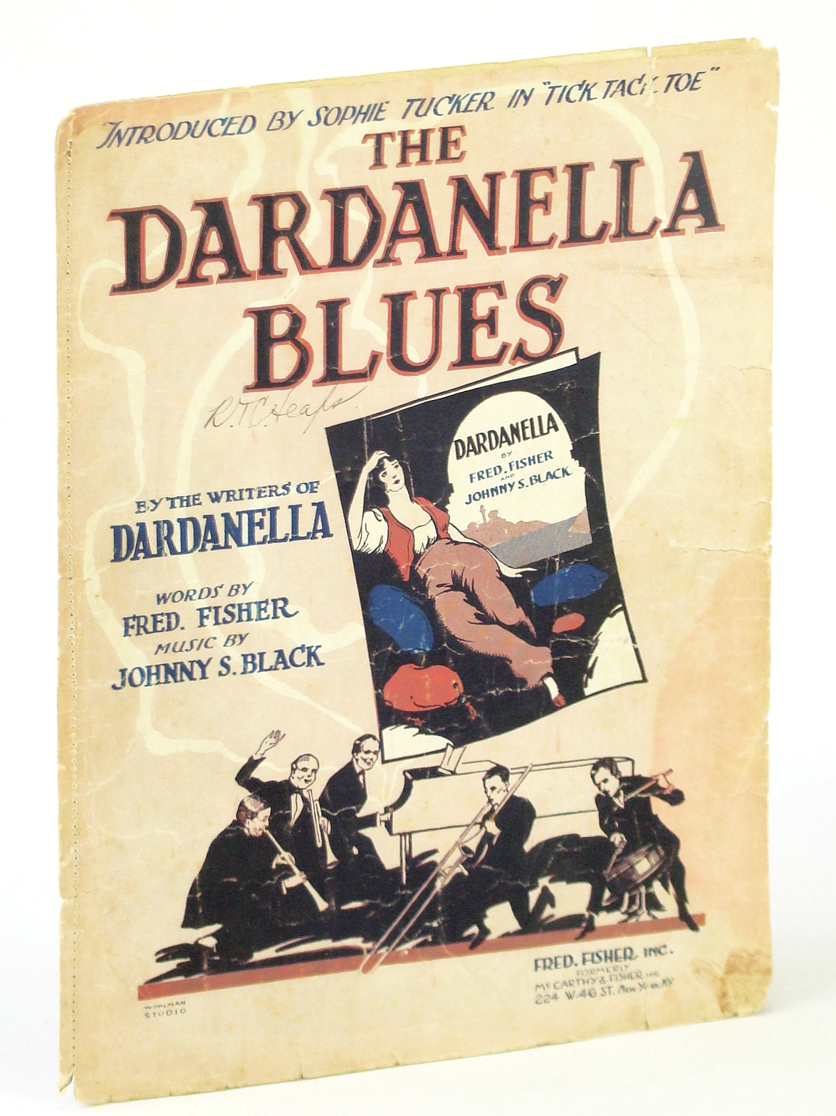 Image for THE DARDANELLA BLUES: Introduced by Sophie Tucker in "Tick Tack Toe."