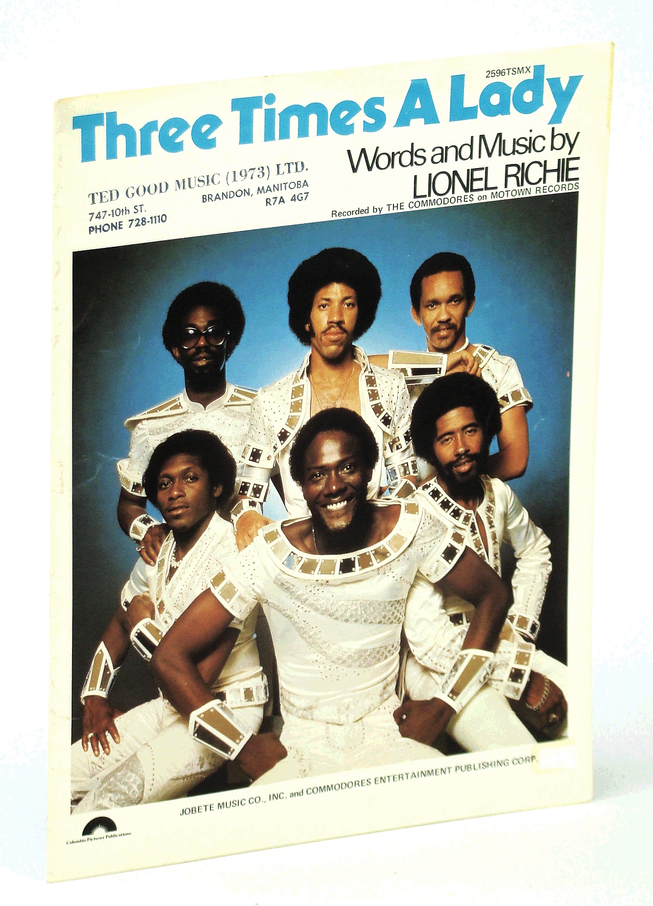 Image for Three Times A Lady. Piano, Vocal, Guitar