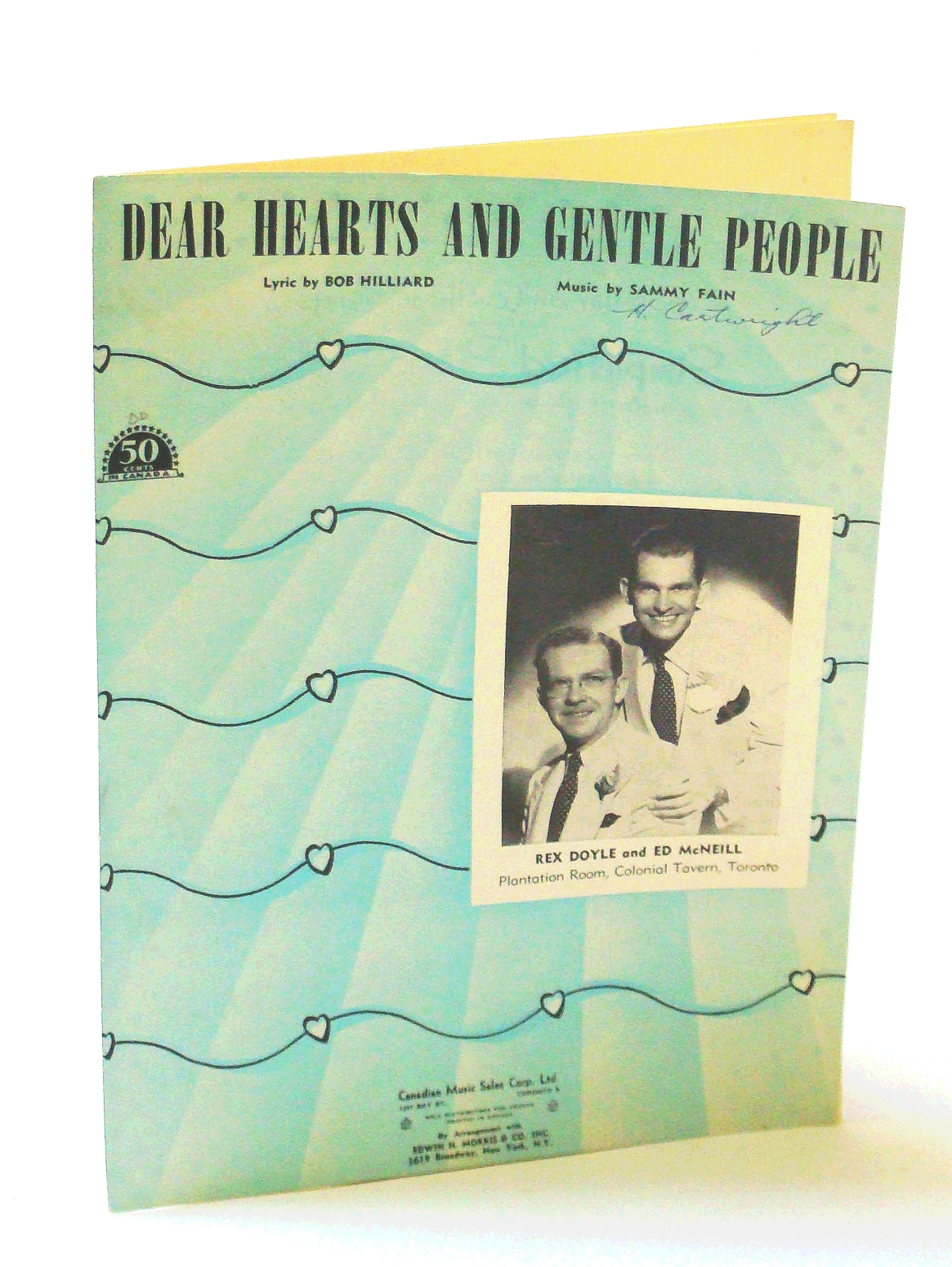 Image for Dear Hearts and Gentle People: Sheet Music for Voice and Piano with Ukulele Chords