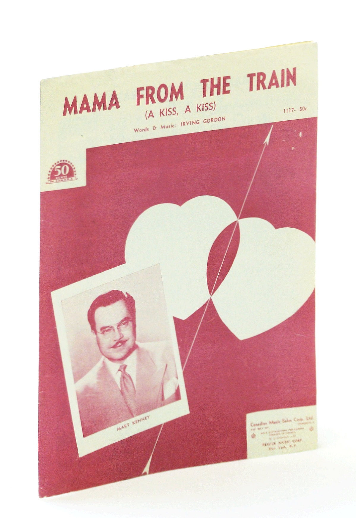 Image for Mama From the Train (A Kiss, A Kiss): Sheet Music for Voice and Piano with Ukulele Chords