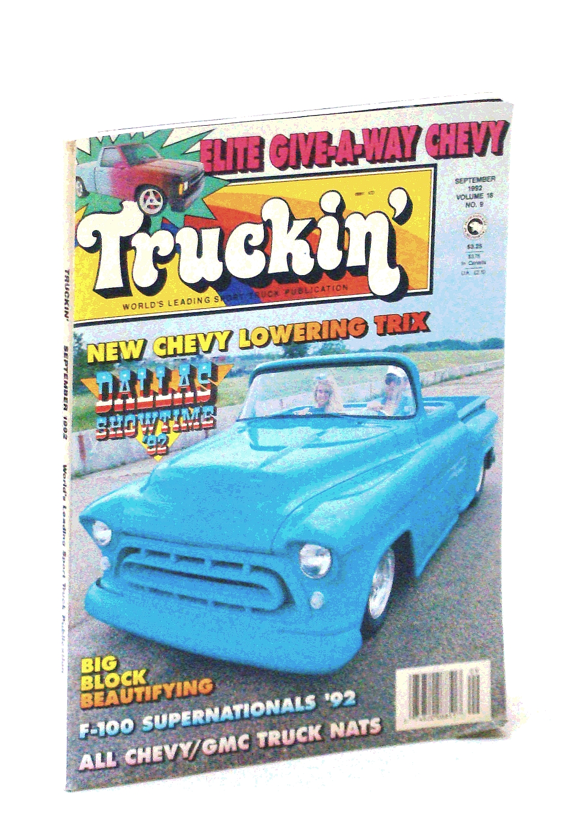 TRUCKIN' MAGAZINE----SEPTEMBER 1992 ISSUE Image for TRUCKIN' MAGAZINE----SEPTEMBER 1992 ISSUE