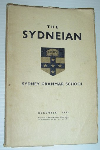 Image for The Sydneian, December 1953 - Sydney (Australia) Grammar School