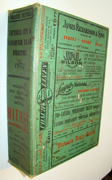 Image for Victoria City and Vancouver Island Directory 1952