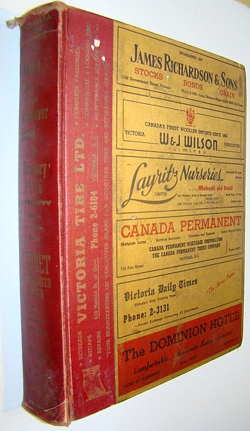 Image for Victoria City and Vancouver Island Directory 1956