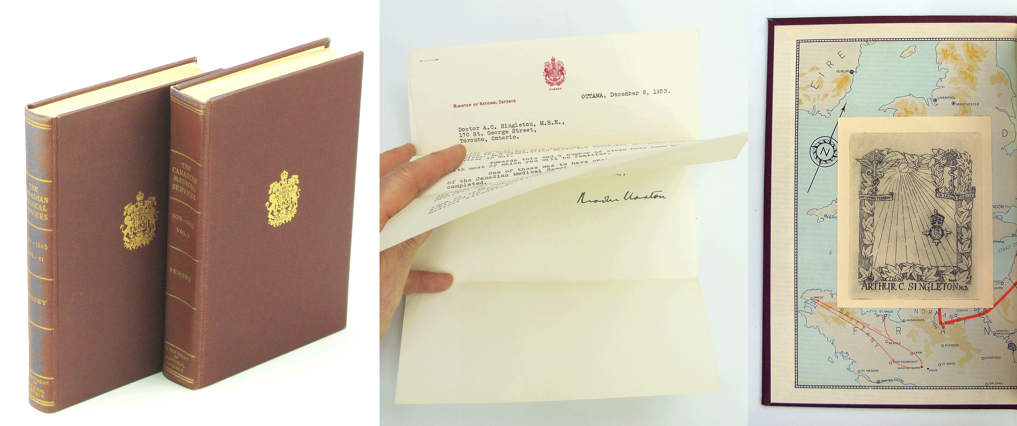 Image for Official History of the Canadian Medical Services 1939 - 1945, Complete in Two Volumes: Organization and Campaigns; Clinical Subjects