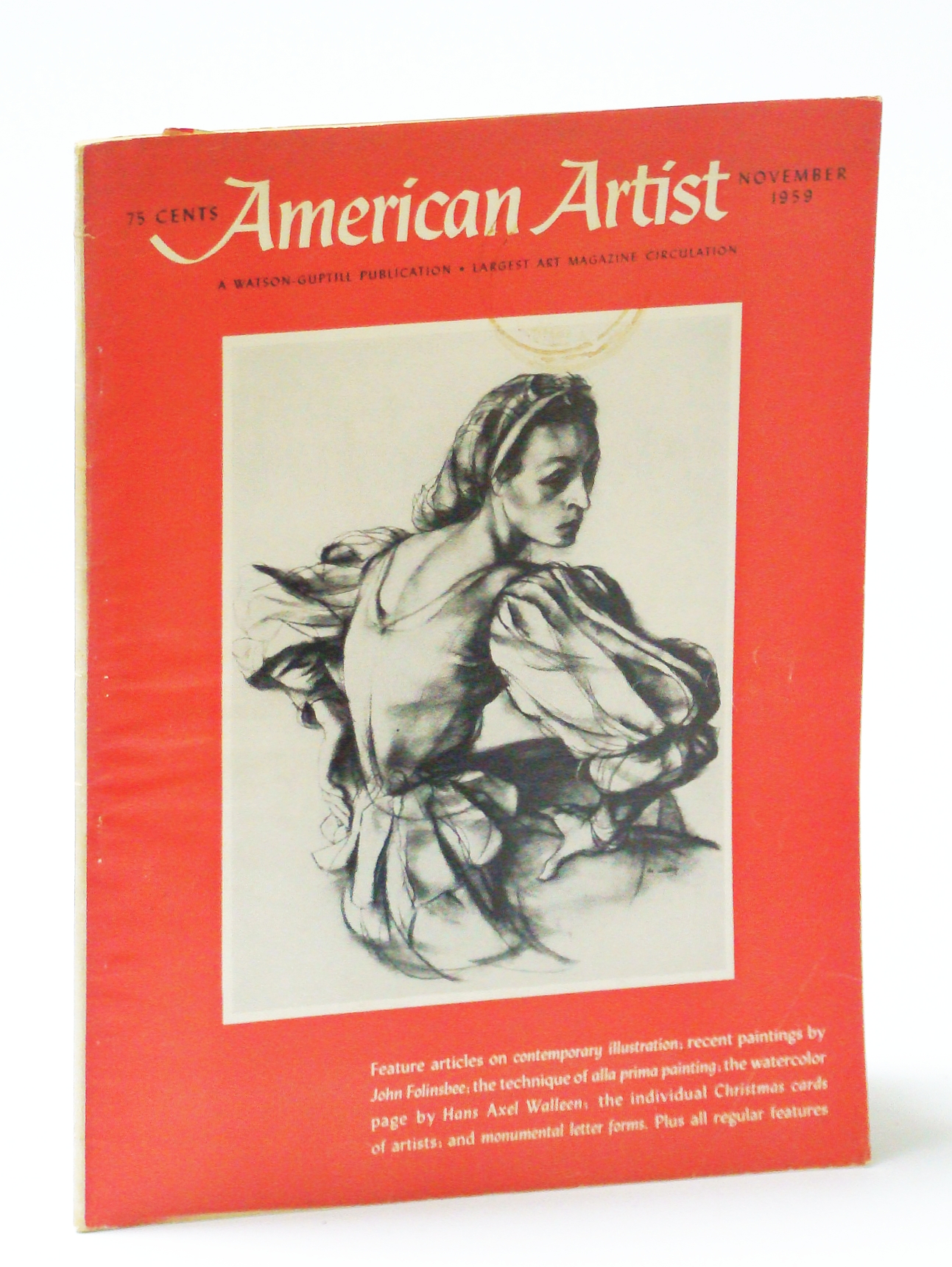 Image for American Artist Magazine, November (Nov.) 1959 - Hans Axel Walleen / John Folinsbee