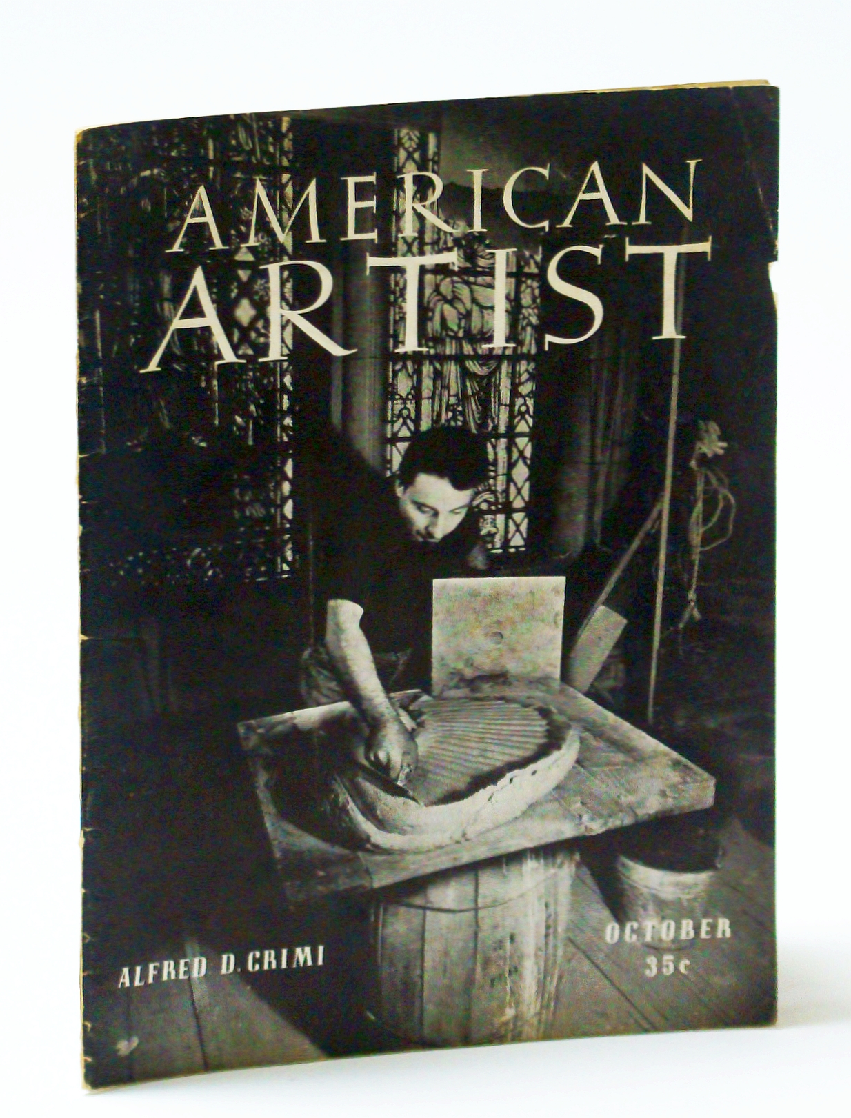 Image for American Artist Magazine, October (Oct.) 1941 - Alfred D. Crimi Cover Photo
