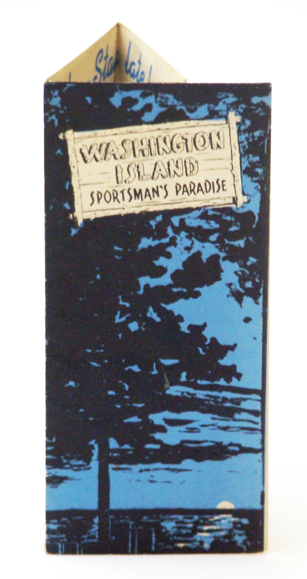 Image for Promotional Six-Panel Brochure / Map of Washington Island, Wisconsin - Sportsman's Paradise