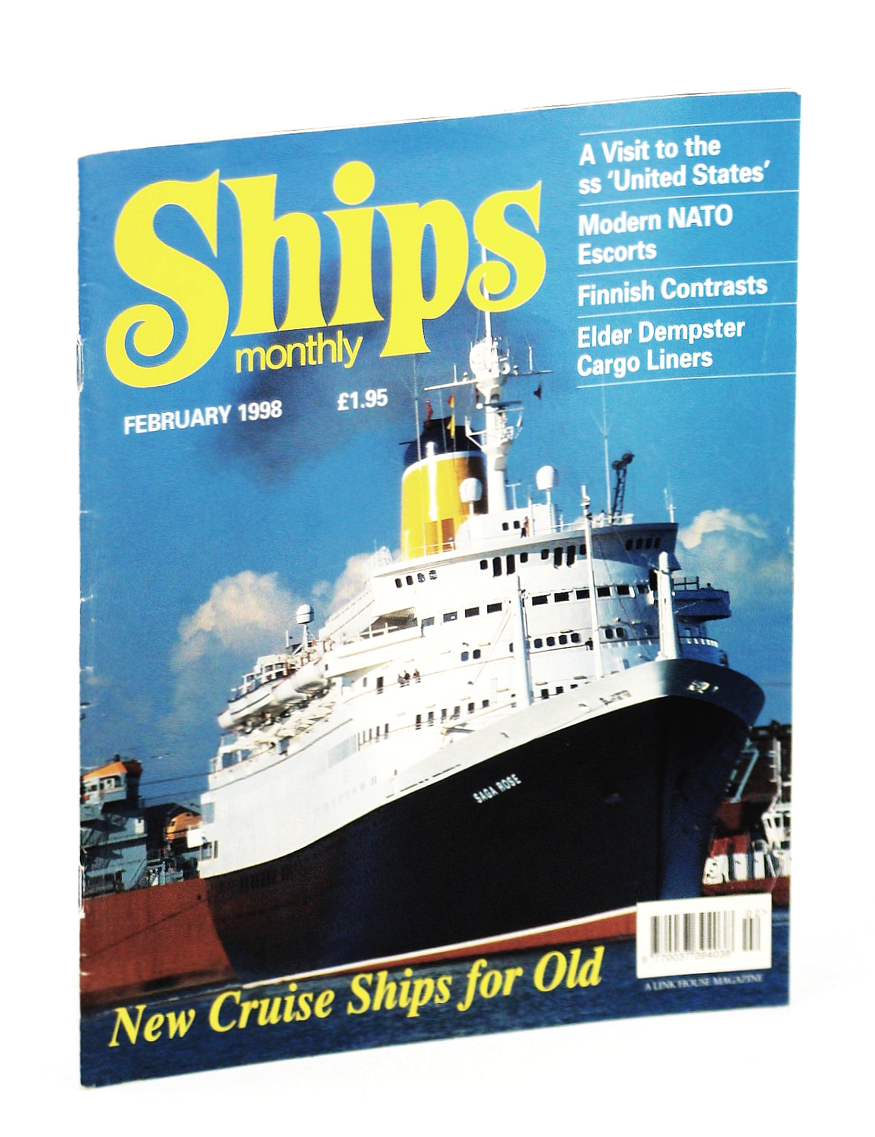 Image for Ships Monthly - The International Magazine for Shiplovers Ashore and Afloat: February 1998