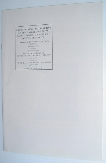 Image for Fragmentation and Scarring of the Tarsal and Metatarsal Bones: An Index of Dental Deformity