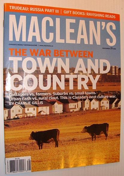 Image for Maclean's Magazine, 29 November 2004