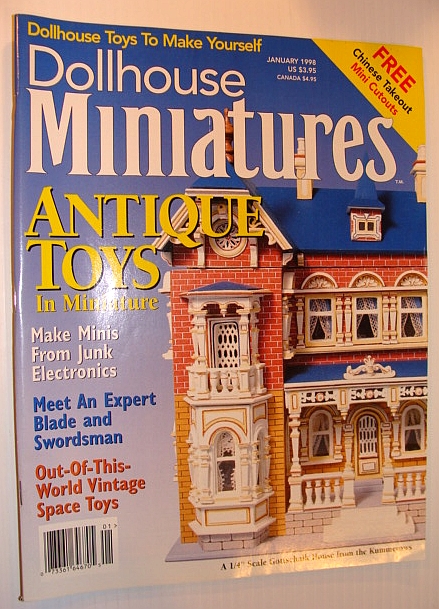 Image for Dollhouse Miniatures, January 1998 - Antique Toys